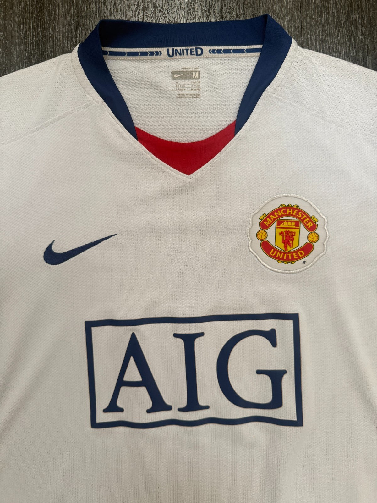Original Nike Manchester United 2008/2009 Away Shirt Mens Medium1