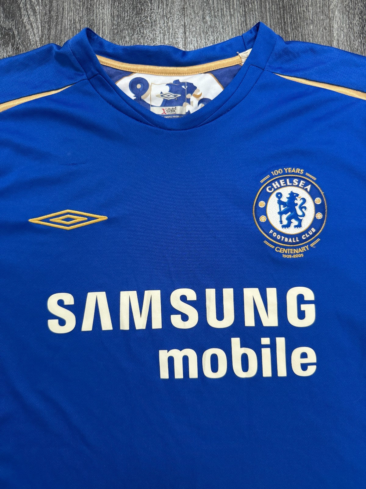 Original Authentic Umbro Chelsea 2005/2006 Home Shirt Mens Extra Large XL1