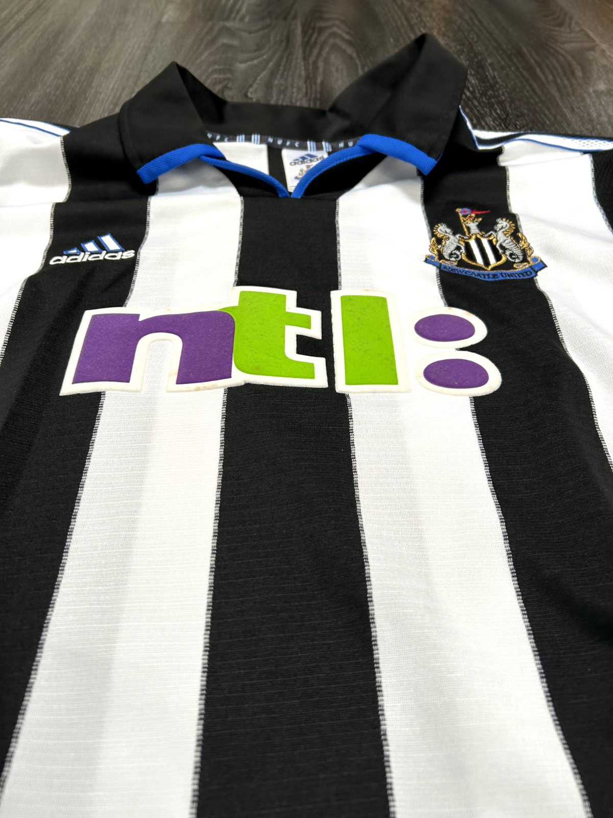 Authentic Adidas Newcastle United 2000/2001 Home Shirt Long Sleeve Mens Large7