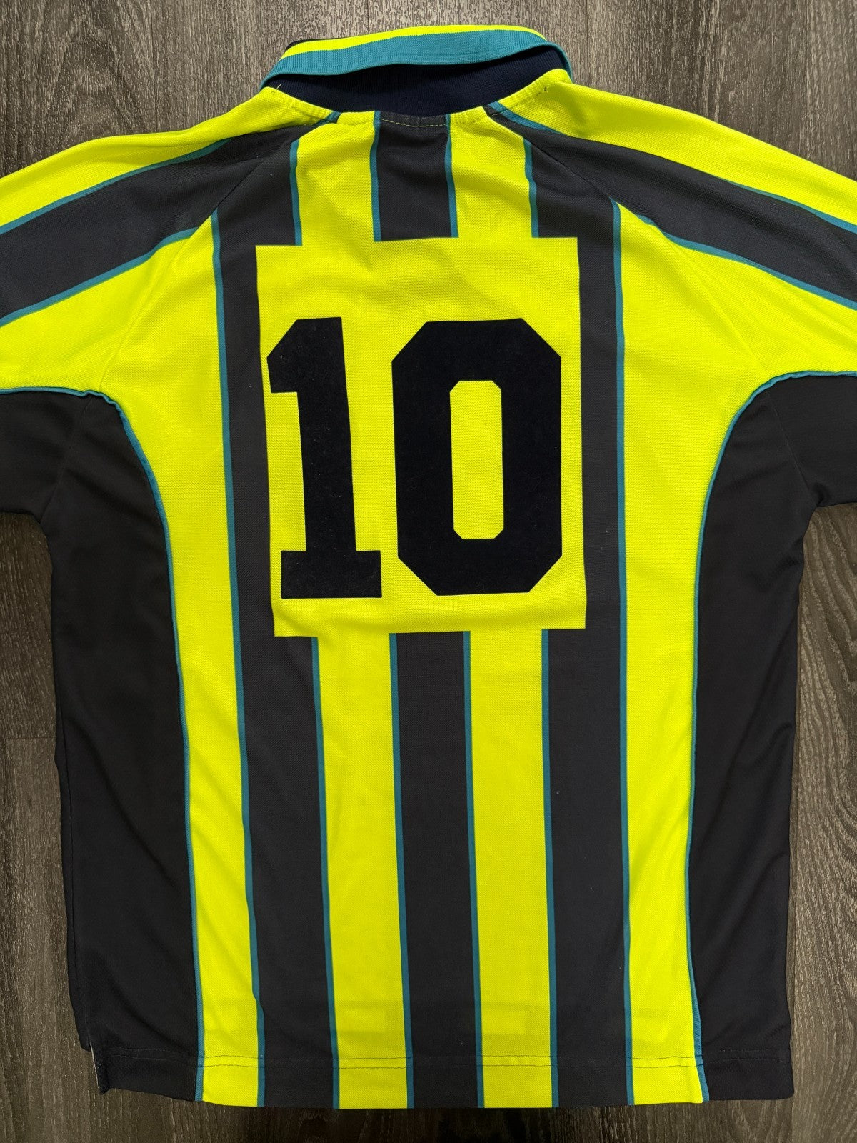 Original Kappa Manchester City 1998/1999 Away Shirt Mens Large L6