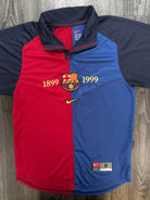 Original Authentic Nike Barcelona 1999/2000 Home Shirt Mens Small0