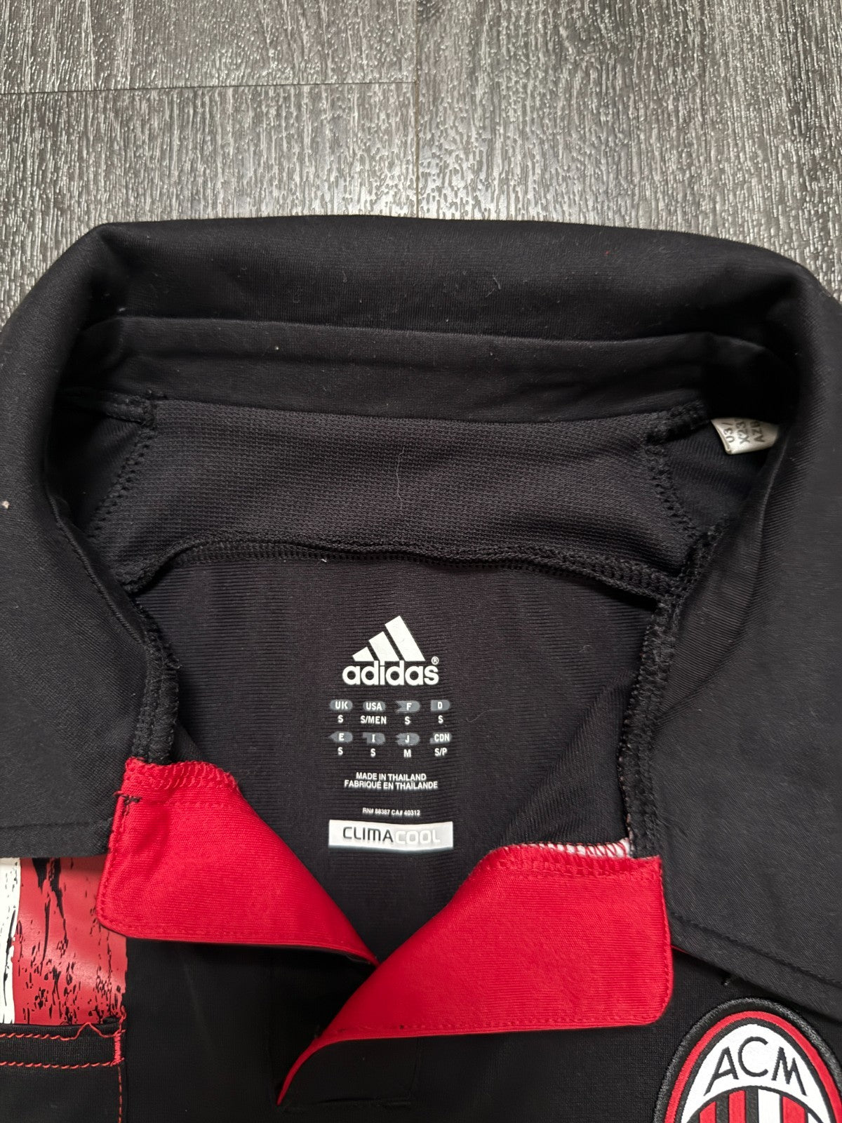 Original Adidas AC Milan 2012/2013 Third Shirt Mens Small S2