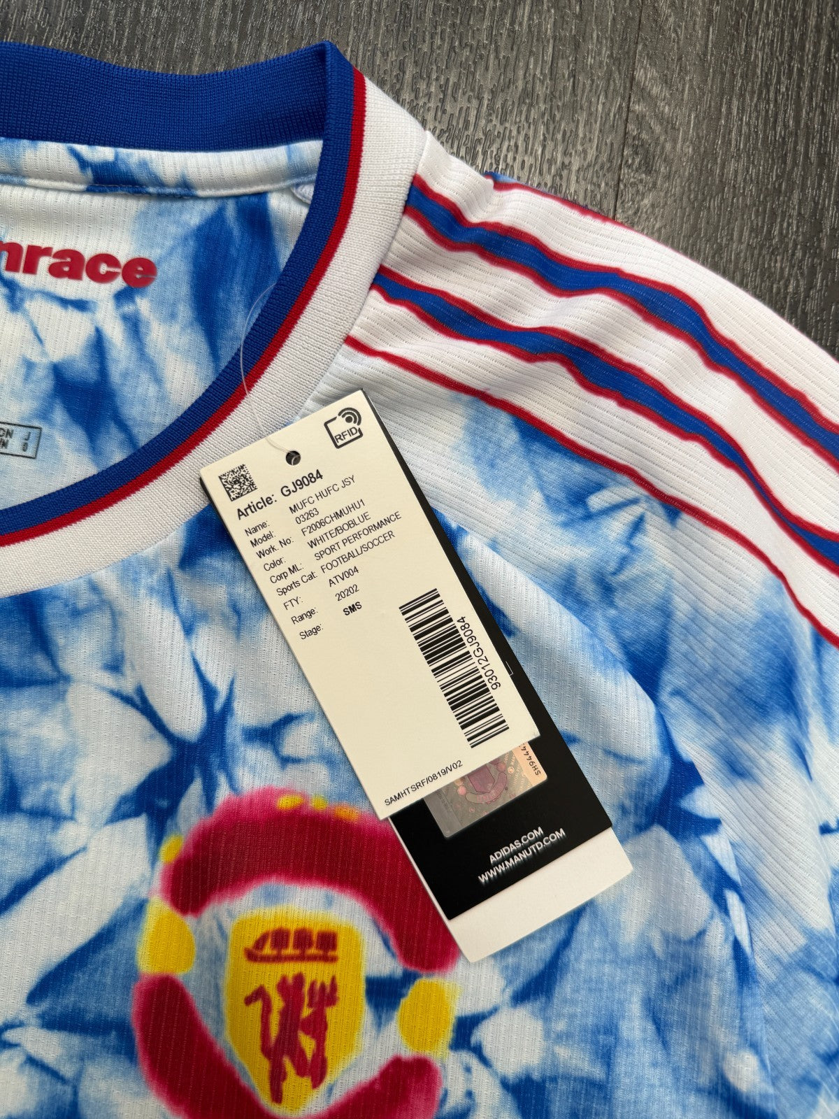 BNWT Adidas Manchester United 2020/2021 Humanrace Shirt Mens Medium2