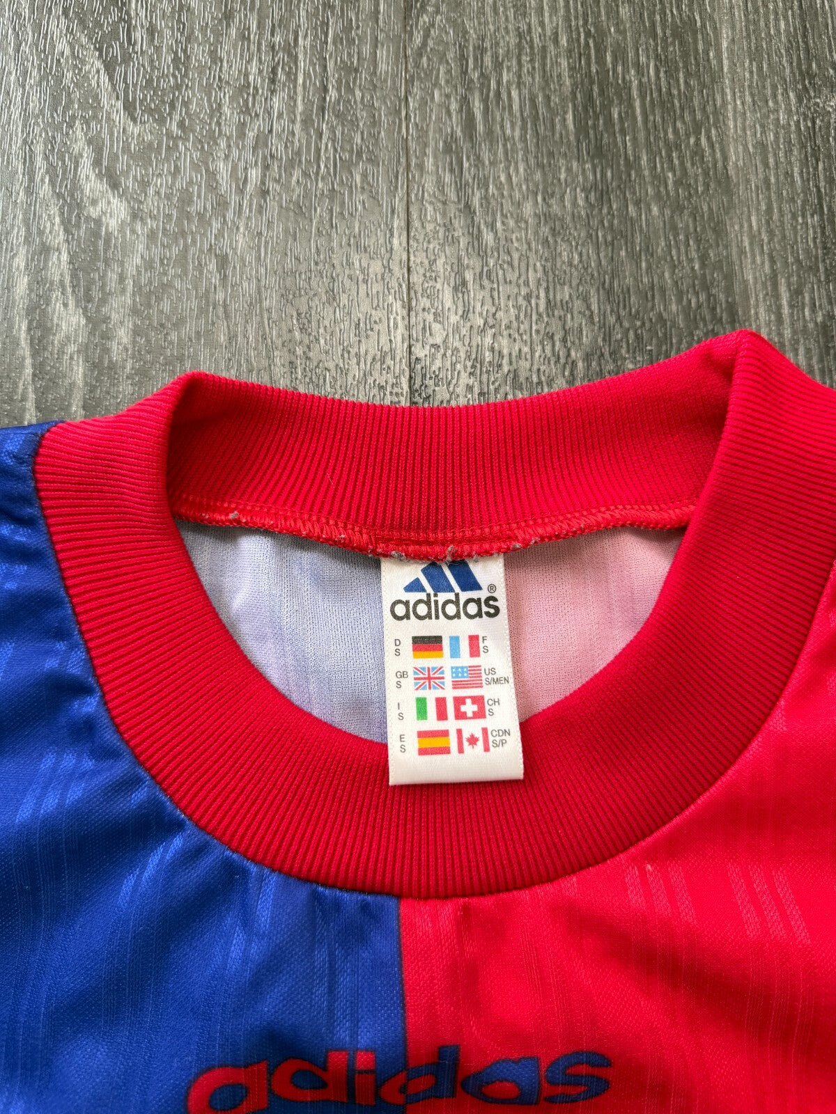 Original Authentic Adidas Bayern Munchen 1995/1996 Training Shirt Mens Small6