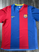 Original Authentic Nike Barcelona 2006/2007 Home Shirt Mens Extra Large0