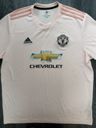 Original Authentic Adidas Manchester United 2018/2019 Away Shirt Mens XL0