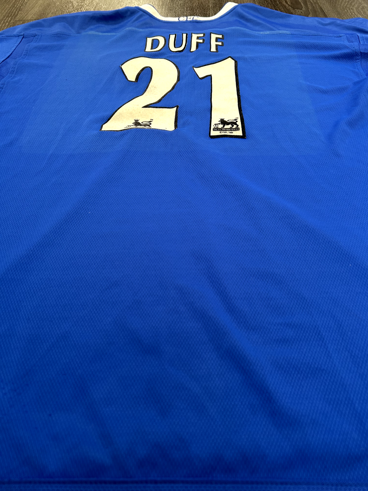 Original Authentic Umbro Chelsea 2003/2004 Home Shirt Duff 21 Mens XXL 2XL14