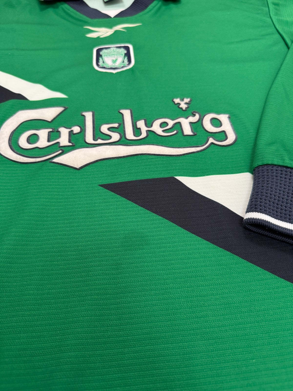 Original Reebok Liverpool 1999/2000 Long Sleeve Away Shirt Mens Small3