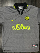 Original Authentic Nike Borussia Dortmund 1997/1998 Away Shirt Mens Medium0