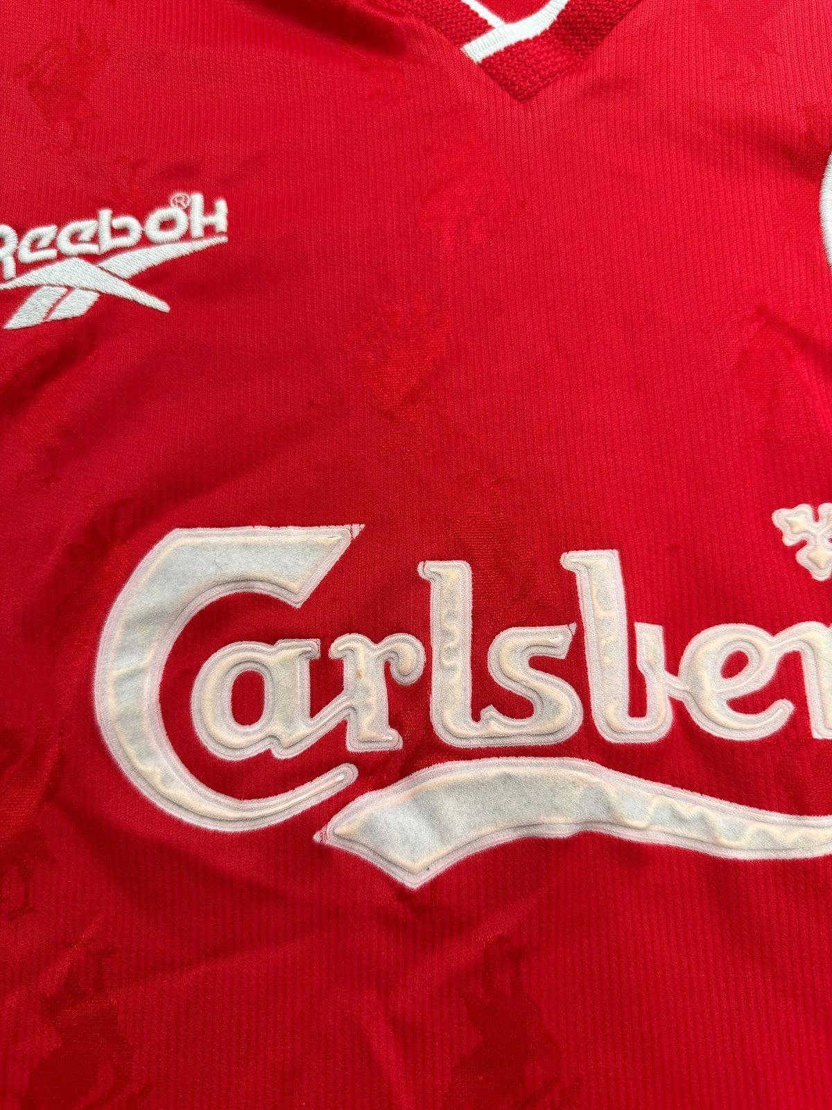 Original Authentic Reebok Liverpool 1996/1997 Home Shirt Mens Large4