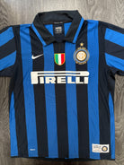 Original Authentic Nike Inter Milan 2007/2008 Home Shirt Mens Large0