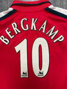 Original Nike Arsenal 2000/2001 Home Shirt BERGKAMP 10 Mens Medium M1