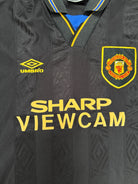 Original Authentic Umbro Manchester United 1993/1994 Away Shirt Mens Extra Large1