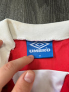 Original Authentic Umbro Manchester United 1992/1993 Home Shirt Mens Medium6