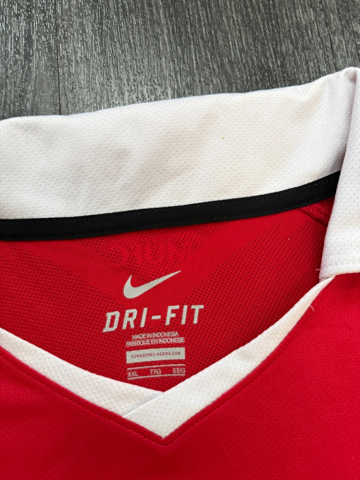 Original Authentic Nike Manchester United 2010/2011 Home Shirt Mens XXL 2XL2