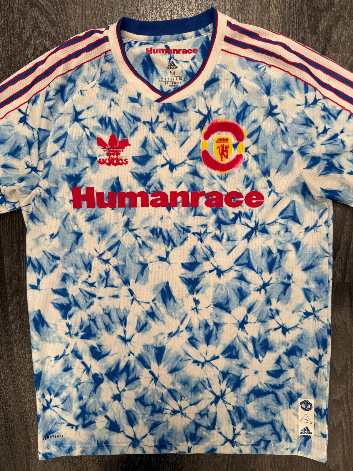 Original Adidas Manchester United 2020/2021 Humanrace Shirt Mens Medium M0