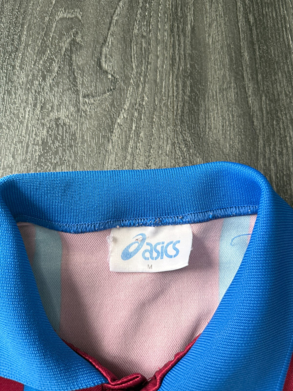 Original Authentic Asics Aston Villa 1993/1994 Home Shirt Mens Medium2