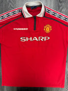 Original Umbro Manchester United 1998/1999 Home Shirt Mens XXL 2XL0