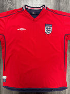 Original Umbro England 2002 Away Shirt Mens Extra Large0