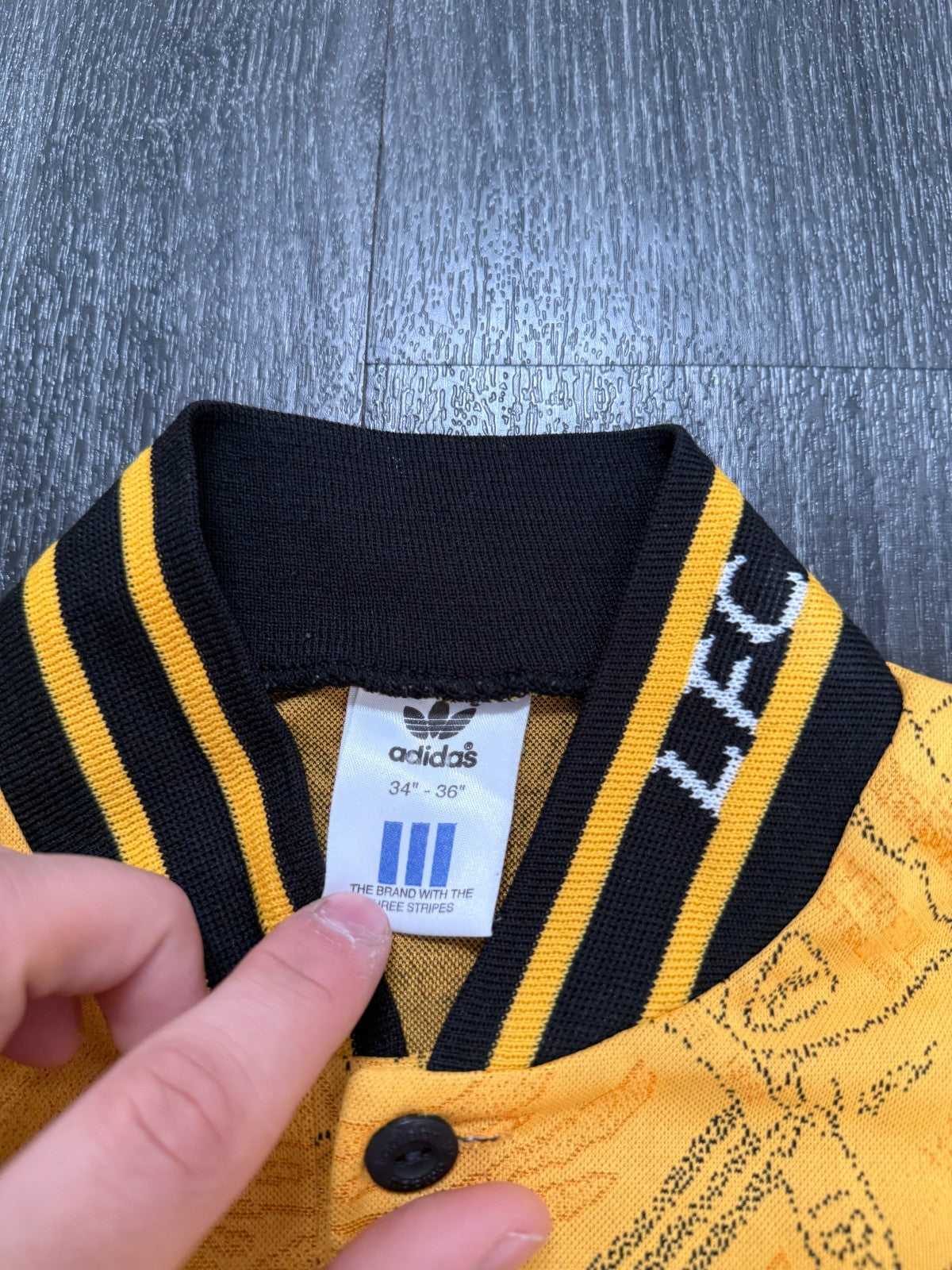 Original Adidas Liverpool 1994/1995 Third Shirt WALTERS 11 Mens Small S4