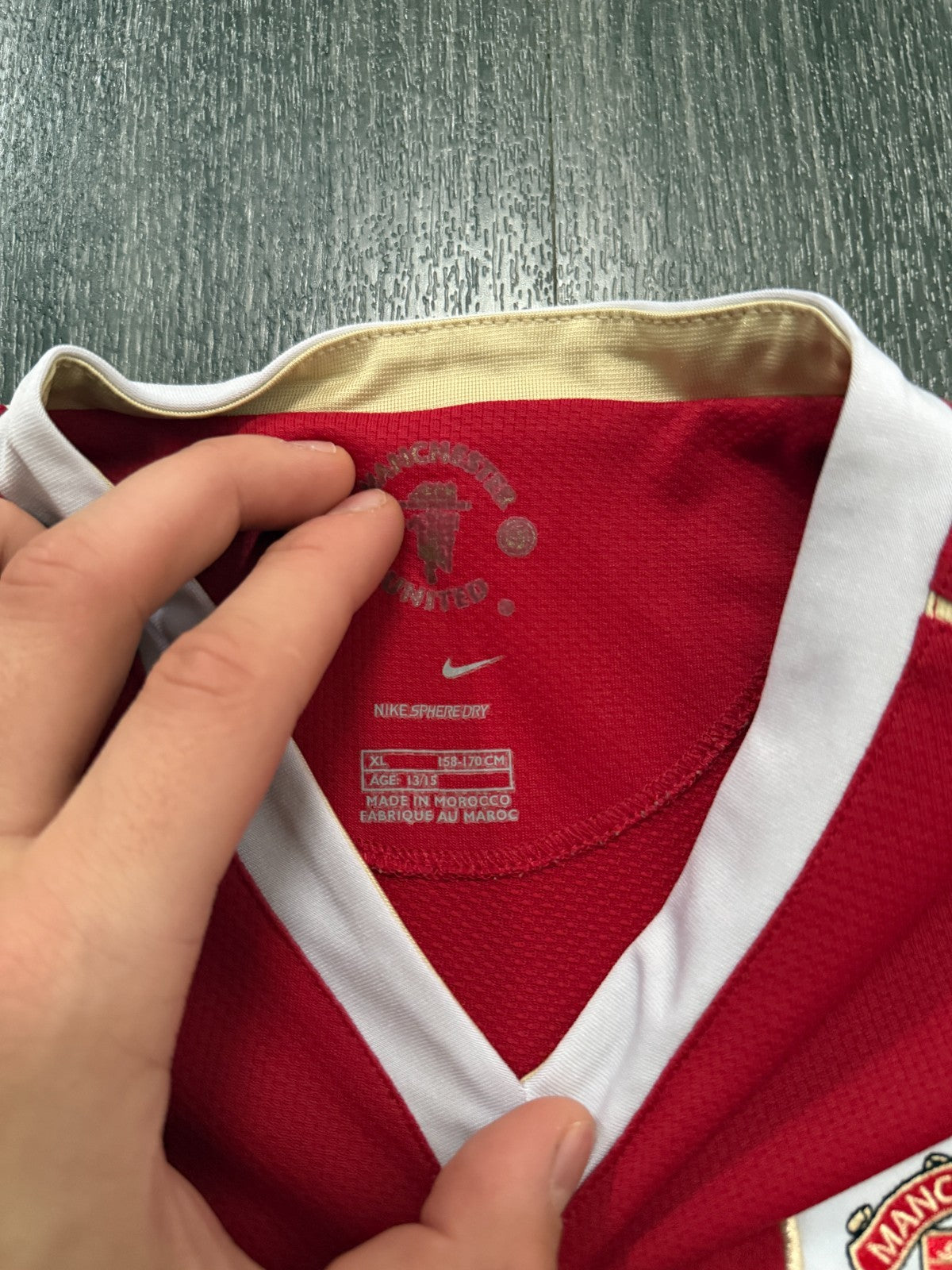 Original Nike Manchester United 2006/2007 Home Shirt Youth 13152