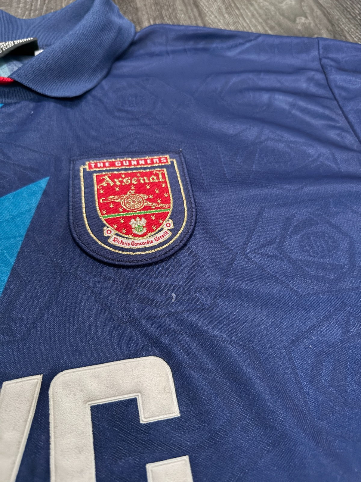 Original Nike Arsenal 1995/1996 Away Shirt Mens Extra Large XL2