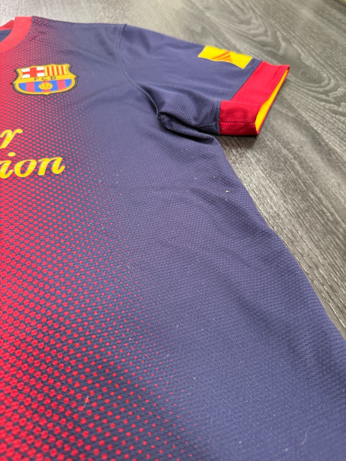Original Nike Barcelona 2012/2013 Home Shirt DAVID VILLA 7 Mens Small5