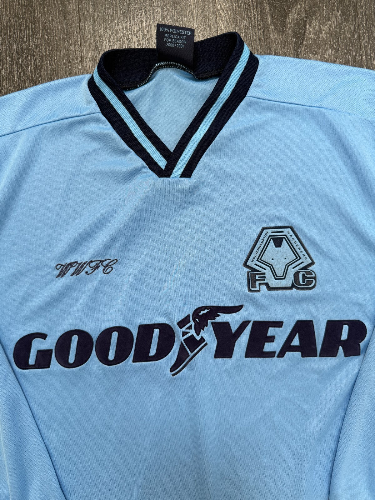 Wolverhampton Wanderers Wolves 2000/2001 Long Sleeve Away Shirt Mens Medium1