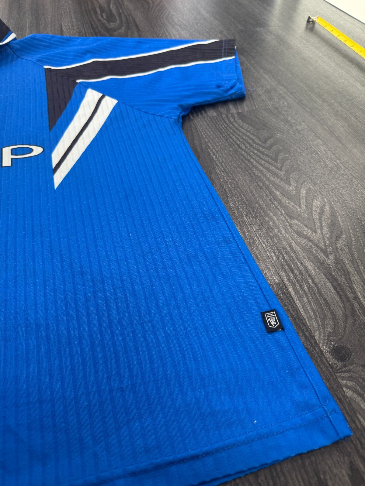 Original Authentic Umbro Manchester United 1996/1997 SHERINGHAM 10 Third Shirt6