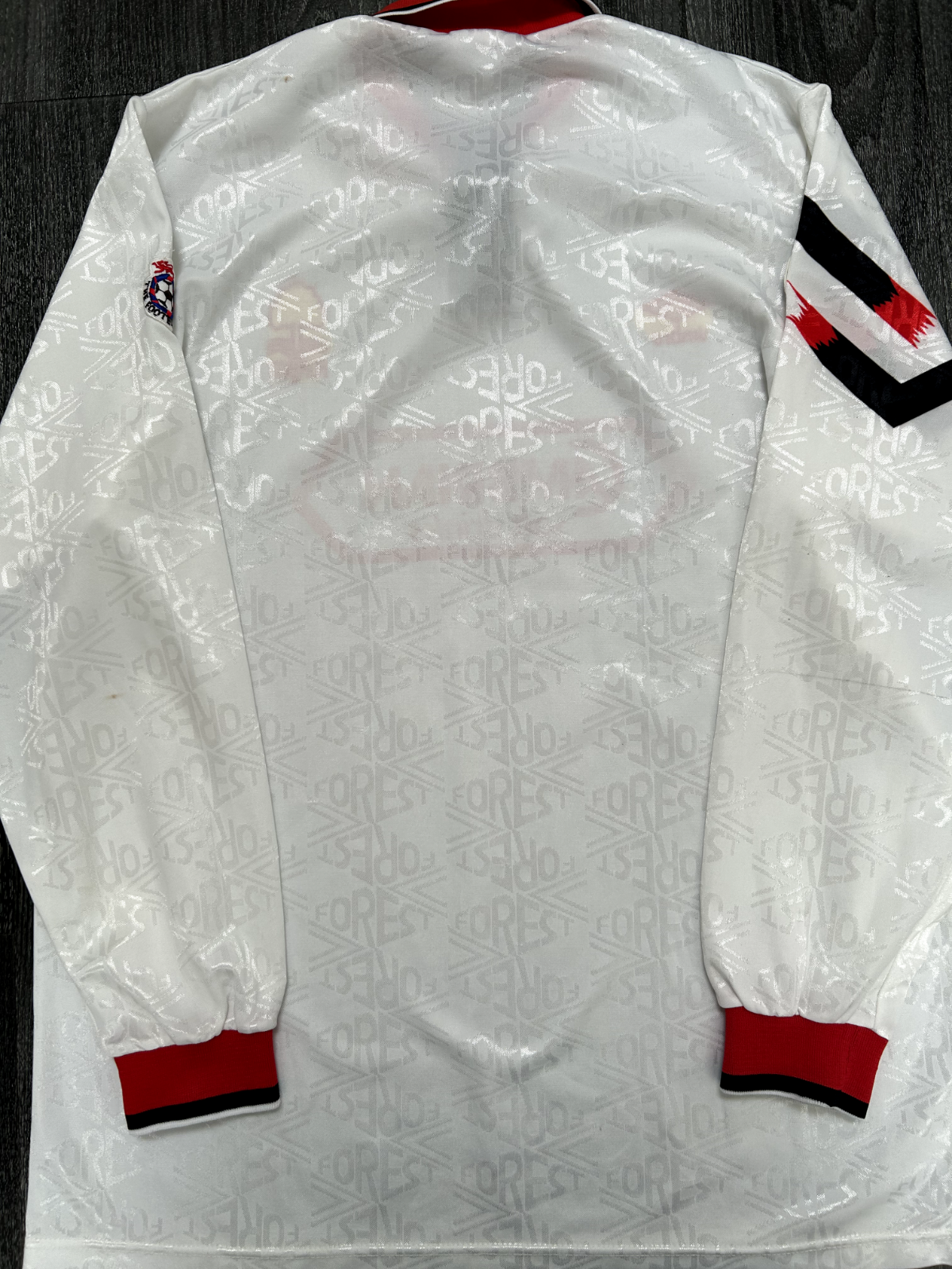 Authentic Umbro Nottingham Forest 1991/1992 Away Shirt Long Sleeve Mens Large16