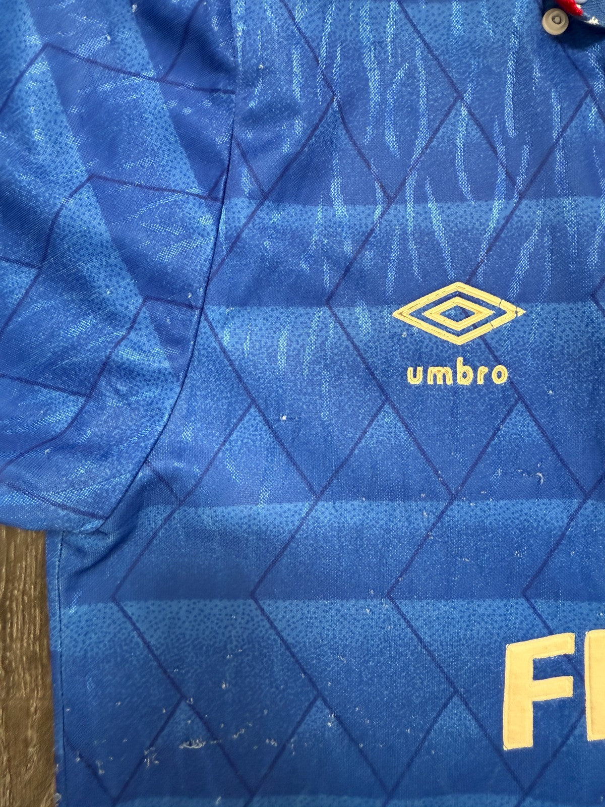Original Authentic Umbro Ipswich Town 1989/1990 Home Shirt Mens Small2