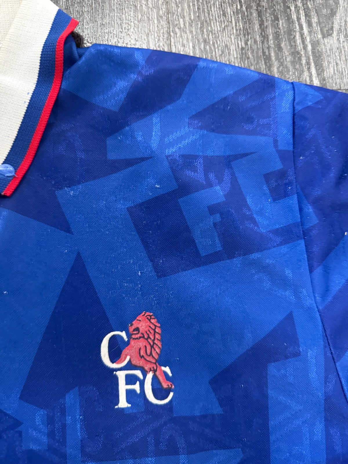 Original Authentic Umbro Chelsea 1991/1992 Home Shirt Mens LArge4