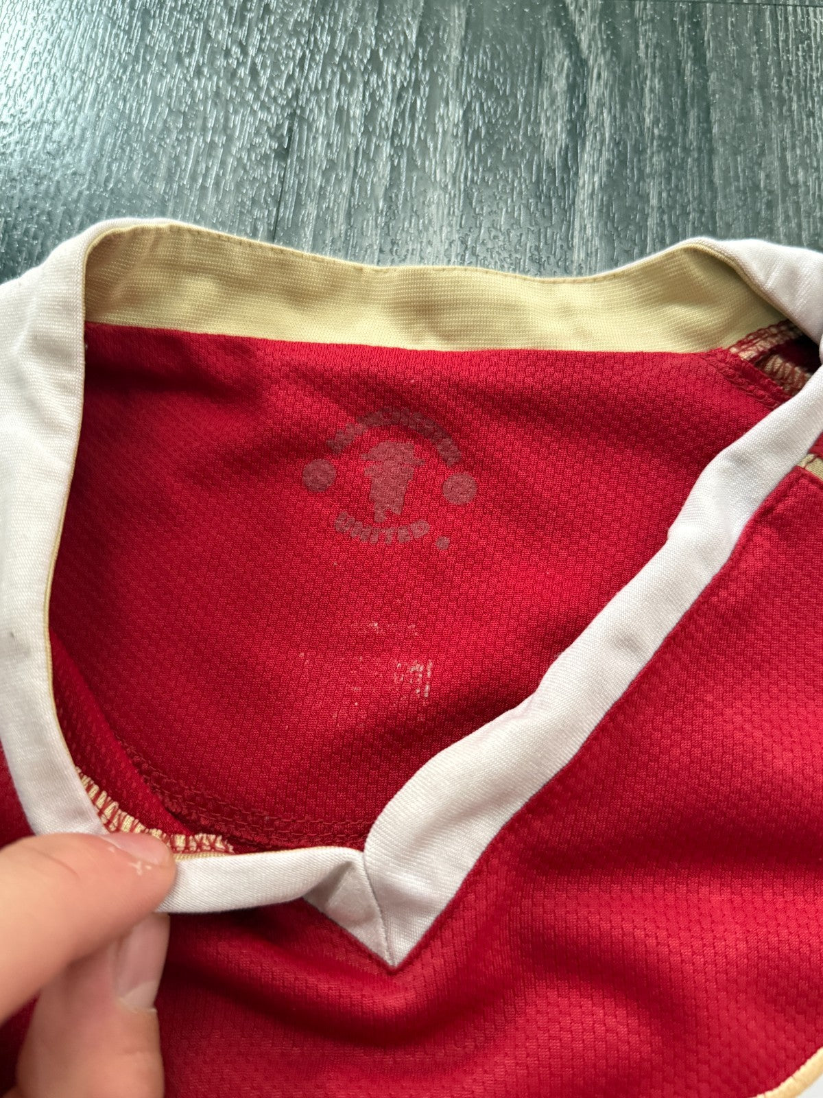 Original Nike Manchester United 2006/2007 Long Sleeve Home Shirt Mens Medium2