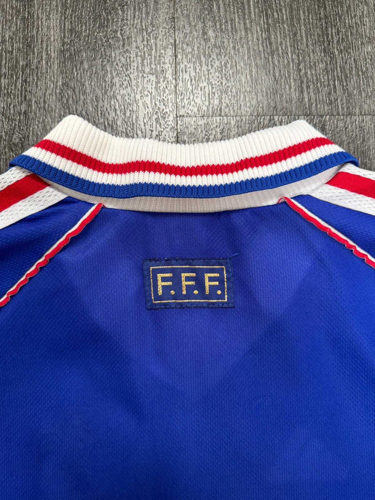 Original Authentic Adidas France 1998 Home Shirt Mens Medium8