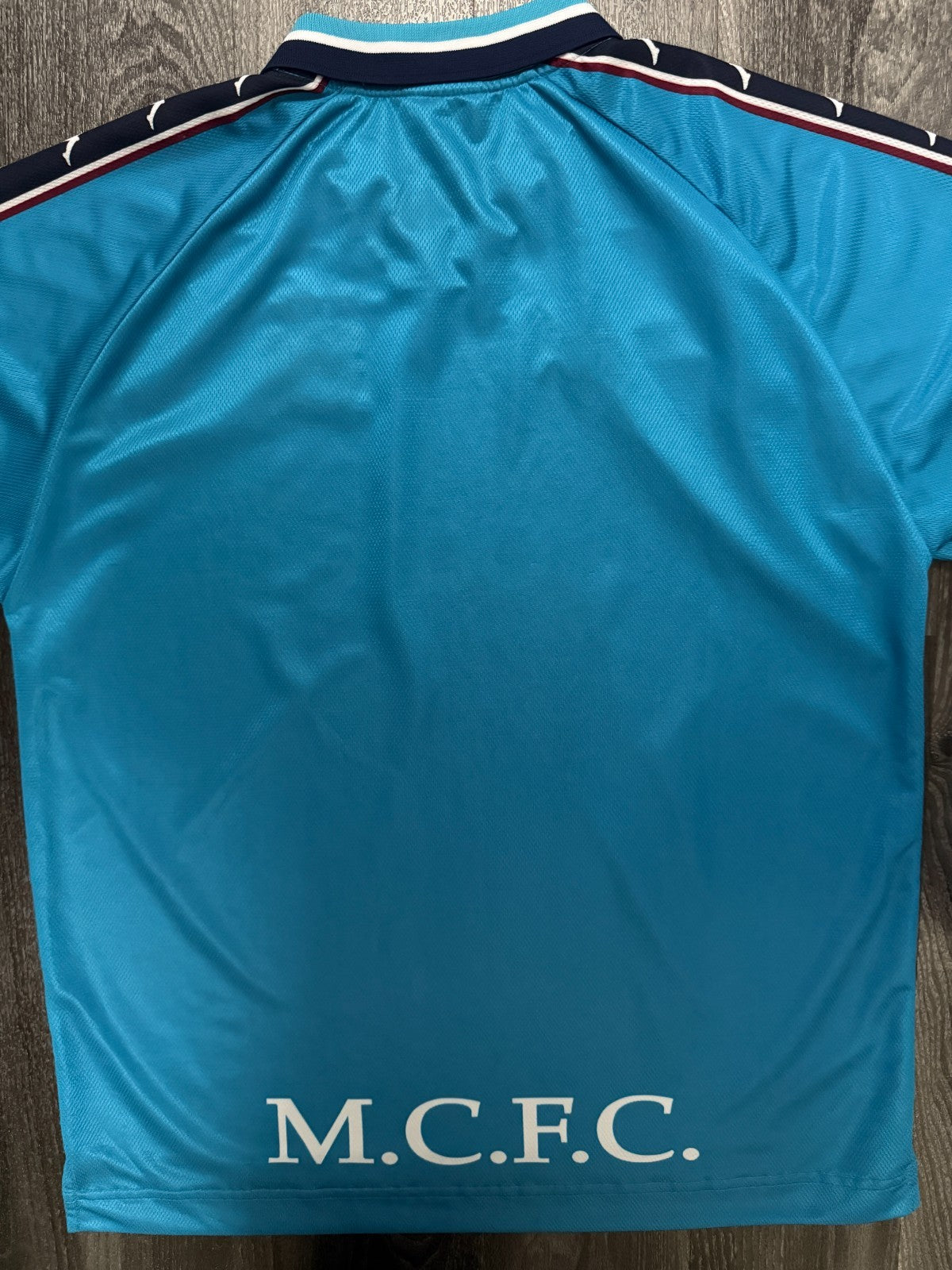 Original Kappa Manchester City 1997/1998 Home Shirt Mens XXL 2XL6