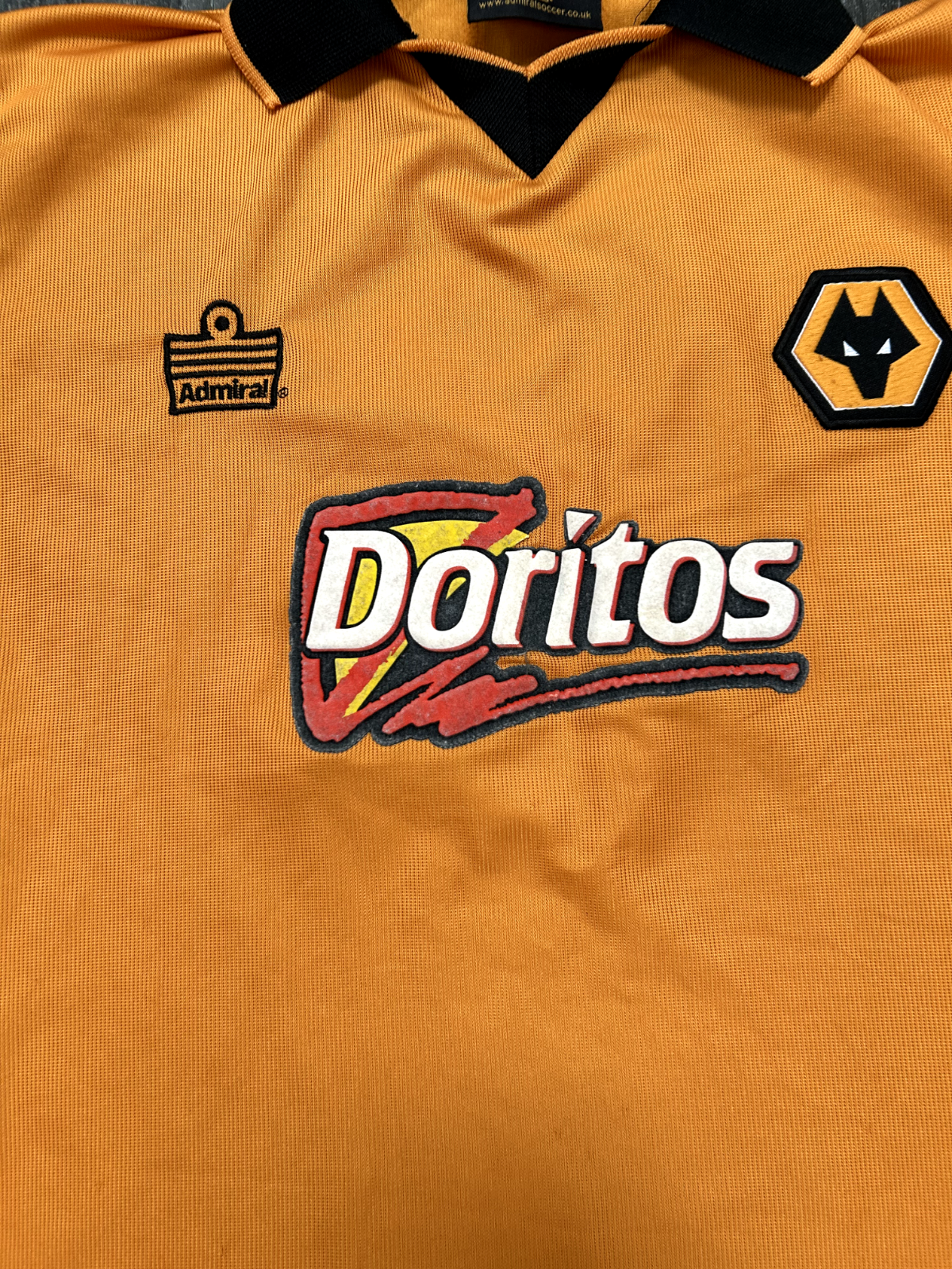 Admiral Wolverhampton Wanderers 2002/2003 Home Shirt Camara 17 Mens Small2