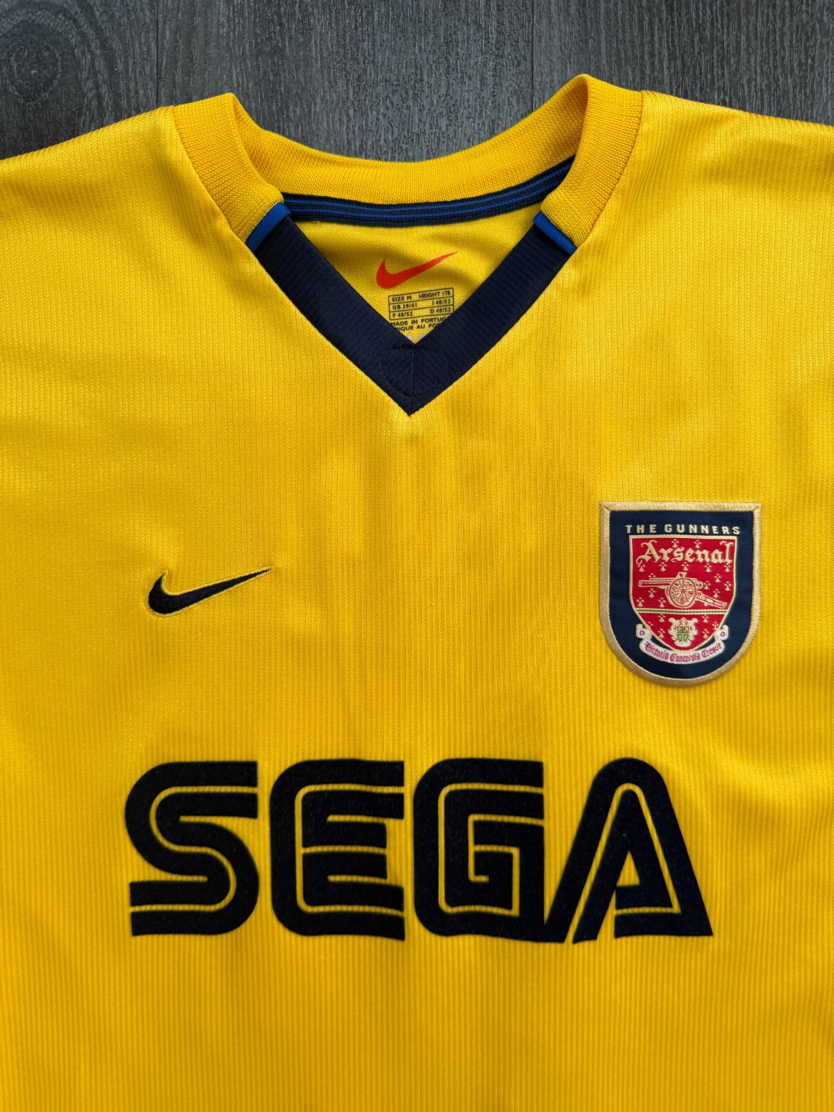 Original Nike Arsenal 1999/2000 Away Shirt PETIT 17 Mens Medium M2