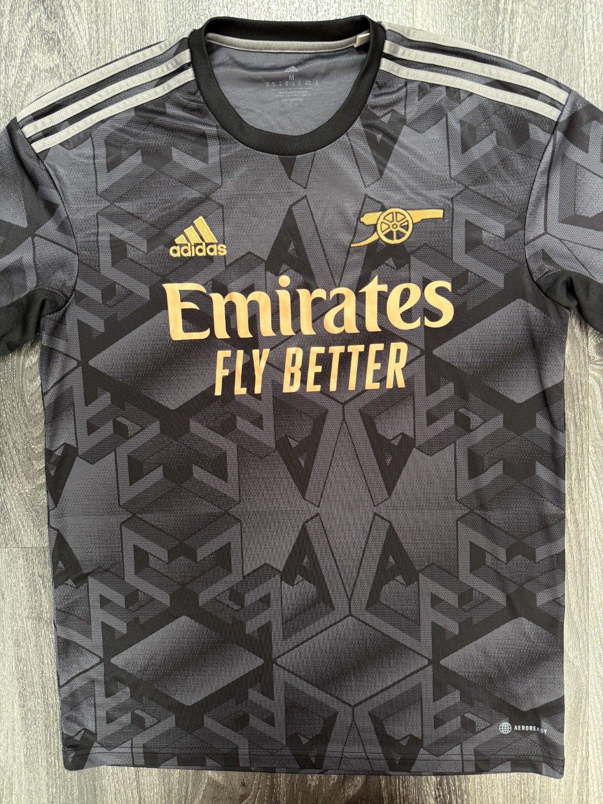 Original Authentic Adidas Arsenal 2022/2023 Away Shirt Mens Medium0