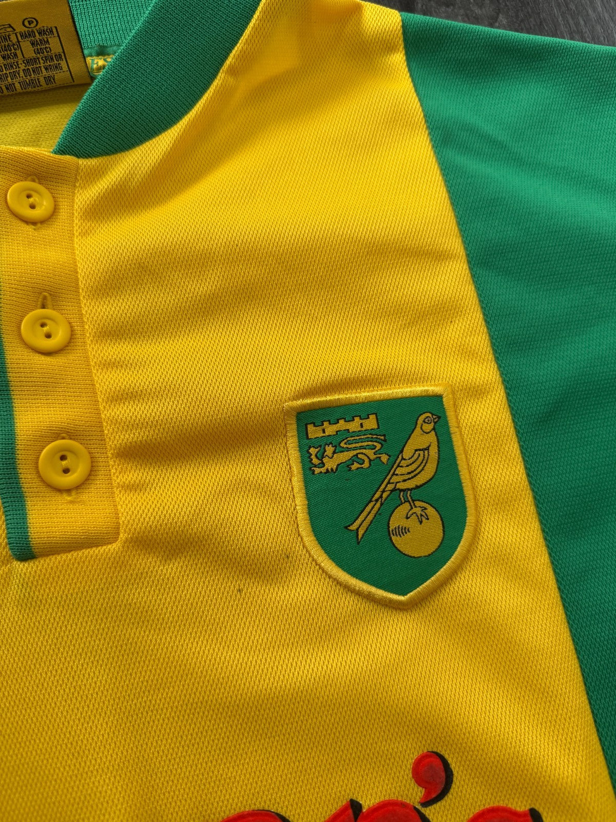 Original Alexandra Norwich City 1999/2000 Home Shirt Mens XXL 2XL2