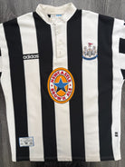 Original Adidas Newcastle United 1995/1996 Home Shirt Mens Medium0