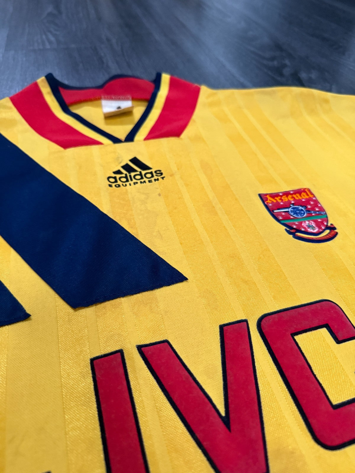 Original Adidas Arsenal 1993/1994 Away Shirt Mens Large L4